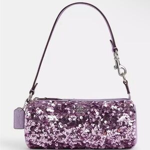 Coach Lavender Sequin Mini Bag